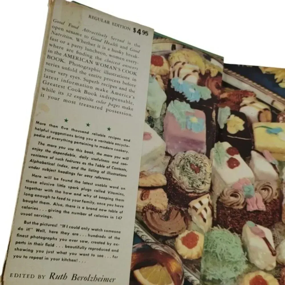 The American Womans Cook Book Ruth Berolzheimer 1967 Vintage Cookbook Hardcover